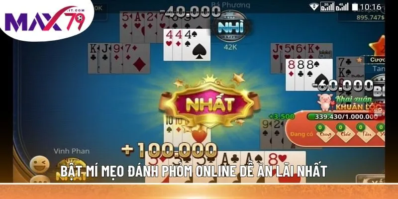 Bật mí mẹo đánh phỏm online dễ ăn lãi nhất